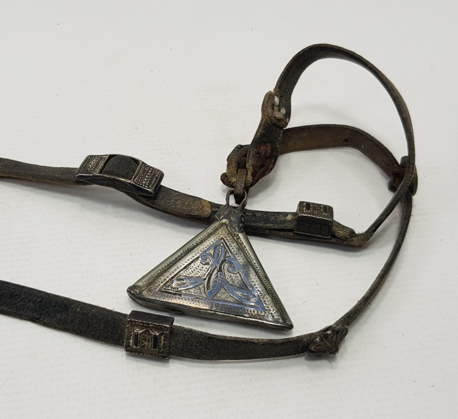 OSMANLI DÖNEMİ ÇERKES İŞİ GÜMÜŞ AT SÜSÜ