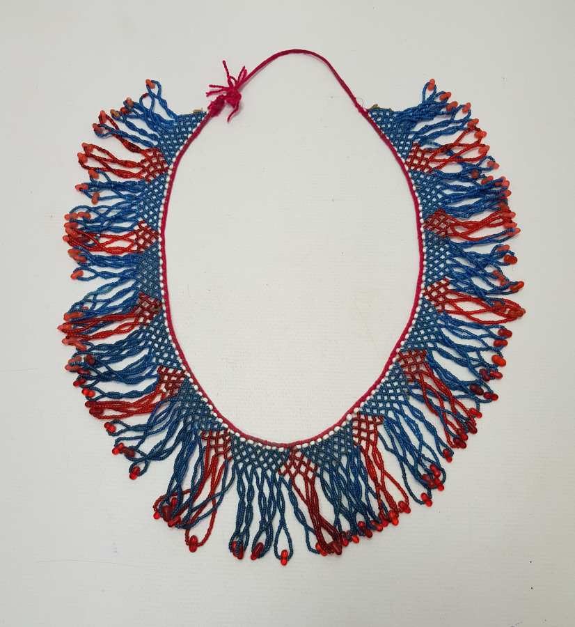 OSMANLI DÖNEMİ EGE BÖLGESİ BONCUK İŞİ KADIN GERDANLIĞI 