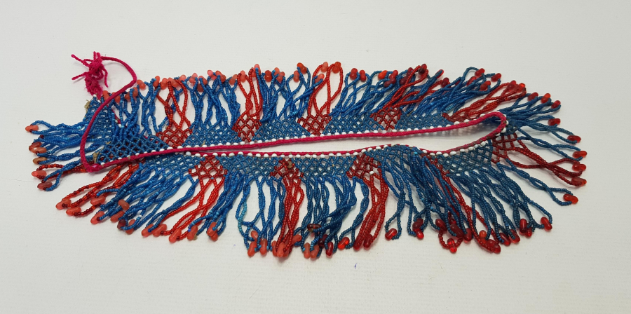 OSMANLI DÖNEMİ EGE BÖLGESİ BONCUK İŞİ KADIN GERDANLIĞI 