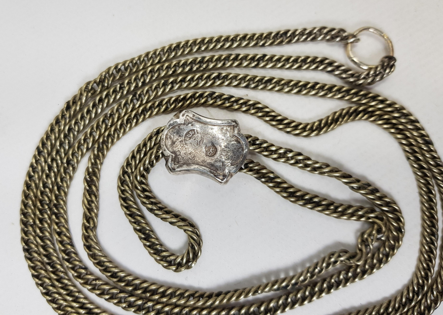 OSMANLI TUĞRALI GÜMÜŞ SAAT KÖSTEĞİ 