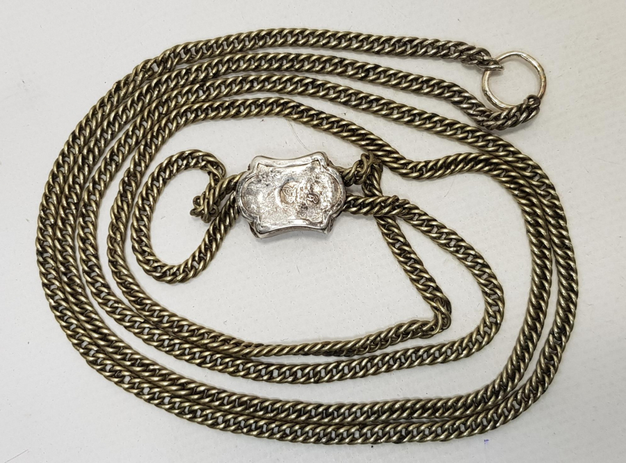 OSMANLI TUĞRALI GÜMÜŞ SAAT KÖSTEĞİ 