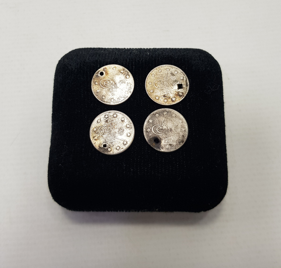 SULTAN II. ABDÜLHAMİD HAN DÖNEMİ 4 ADET GÜMÜŞ 1 KURUŞ