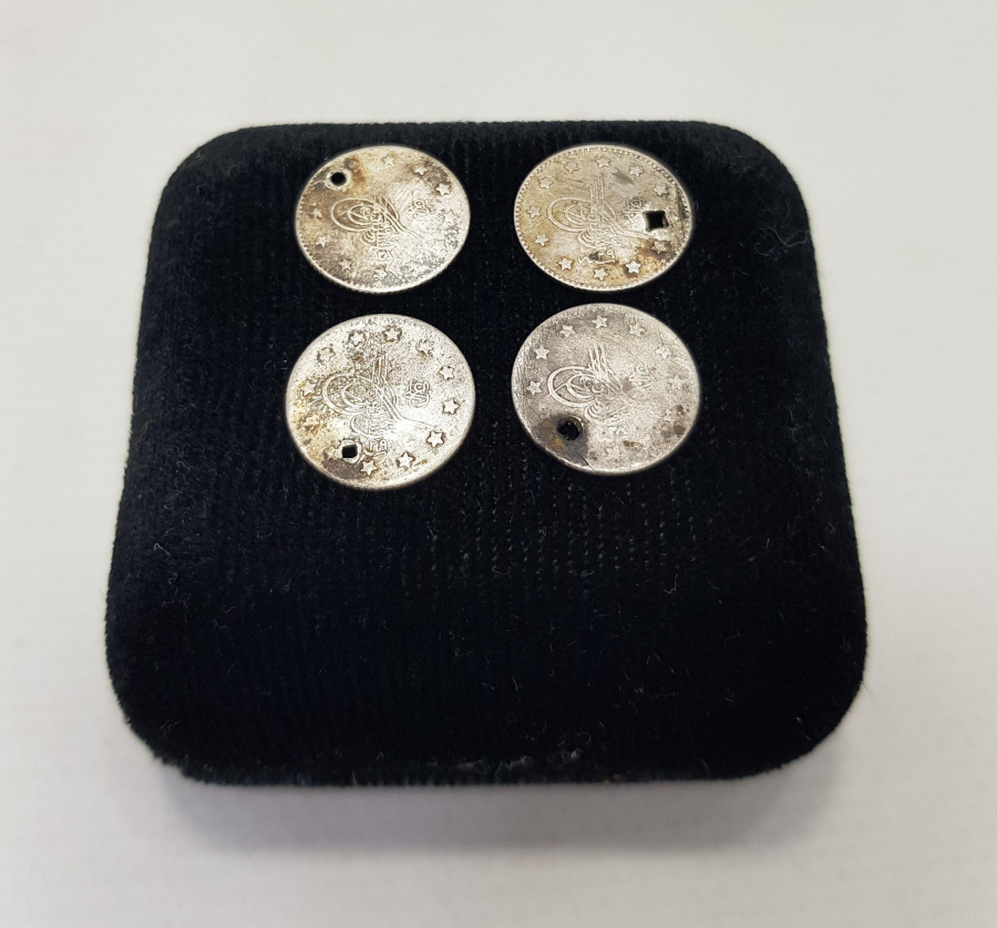 SULTAN II. ABDÜLHAMİD HAN DÖNEMİ 4 ADET GÜMÜŞ 1 KURUŞ
