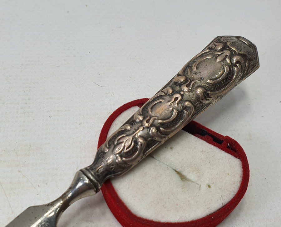 1900 BAŞLARI GÜMÜŞ SAPLI ZARF AÇACAĞI