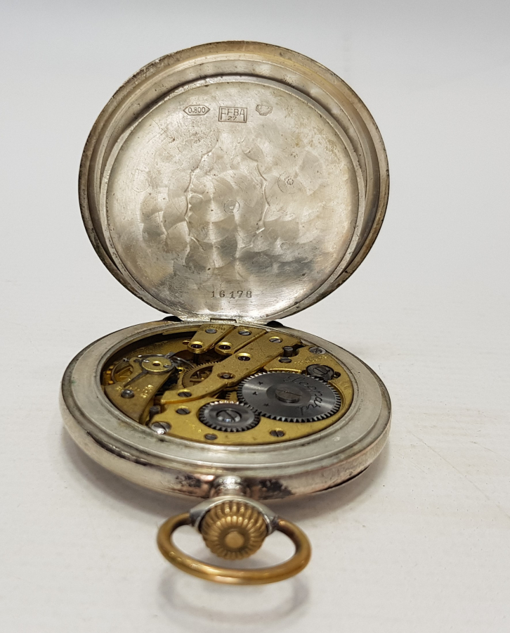 1900 TARİHLİ LEOPARD GÜMÜŞ CEP SAATİ