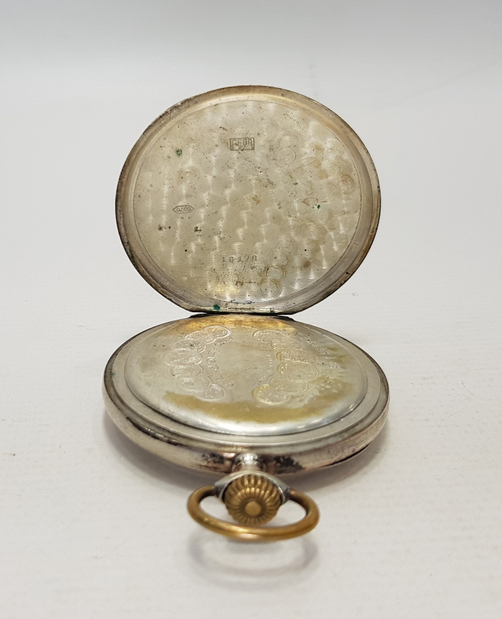 1900 TARİHLİ LEOPARD GÜMÜŞ CEP SAATİ