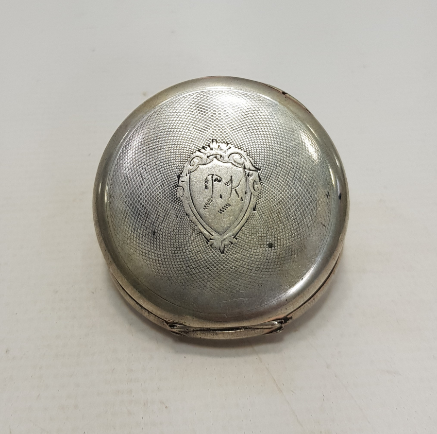 1900 TARİHLİ LEOPARD GÜMÜŞ CEP SAATİ