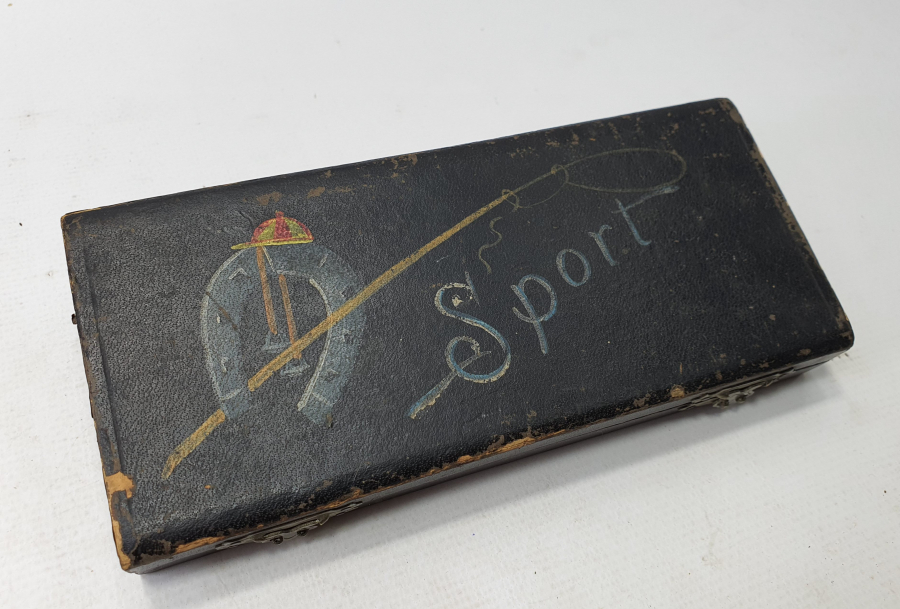 KUTUSUNDA NADİR GÜMÜŞ JOKEY SEYAHAT BALIK ÇATAL BIÇAĞI