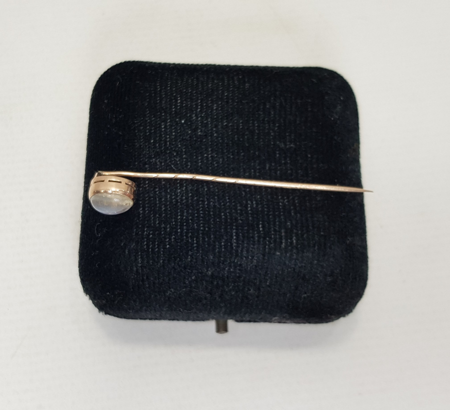 OPAL TAŞLI ALTIN BROŞ