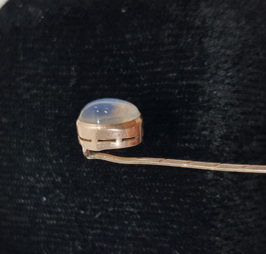 OPAL TAŞLI ALTIN BROŞ