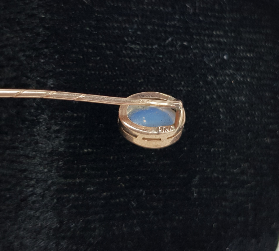 OPAL TAŞLI ALTIN BROŞ