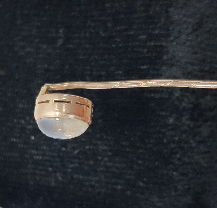 OPAL TAŞLI ALTIN BROŞ