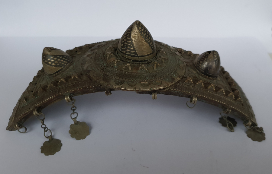 OSMANLI DÖNEMİ 1800 BAŞLARI ÇARK-I FELEK MOTİFLİ ÇERKES İŞİ GELİN KEMERİ