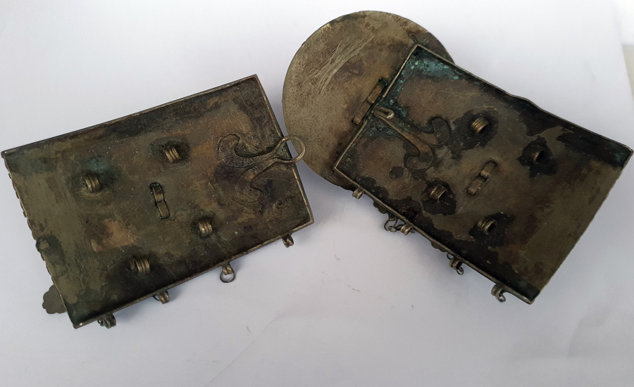 OSMANLI DÖNEMİ 1800 BAŞLARI ÇARK-I FELEK MOTİFLİ ÇERKES İŞİ GELİN KEMERİ