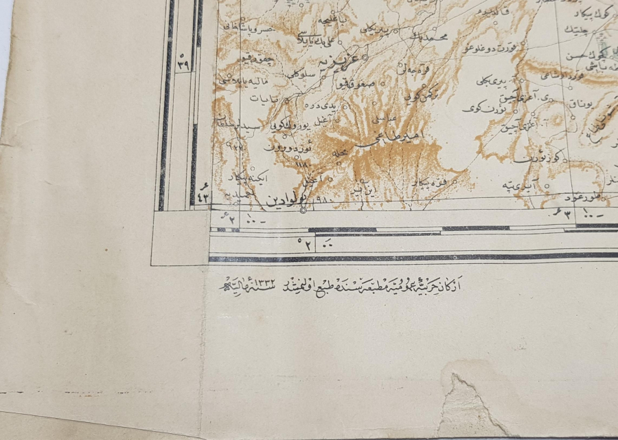 OSMANLI DÖNEMİ ANKARA HARİTASI 