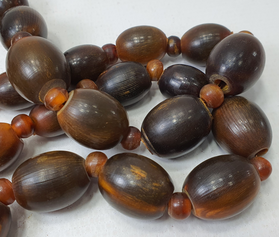 OSMANLI DÖNEMİ BOYNUZDAN MAMUL BÜYÜK BOY GERDANLIK - GERGEDAN BOYNUZU OLABİLİR