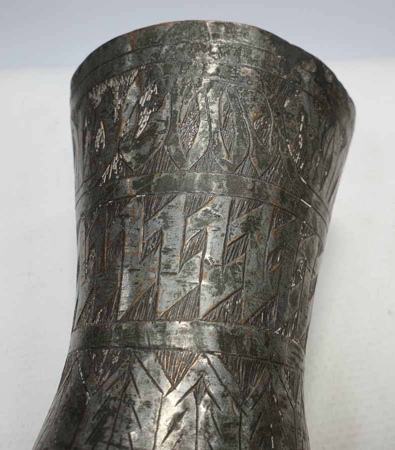 OSMANLI DÖNEMİ NADİR FORMDA TAMAMI İŞLEMELİ BOSNA İŞİ BARDAK