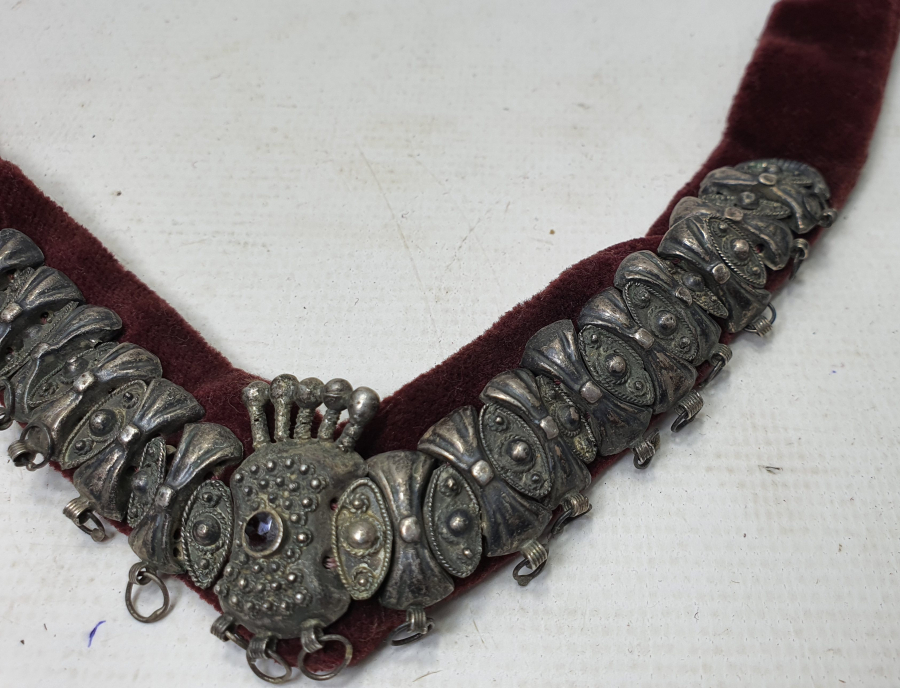 OSMANLI DÖNEMİ NADİR GÜMÜŞ GELİN DÖŞLÜĞÜ