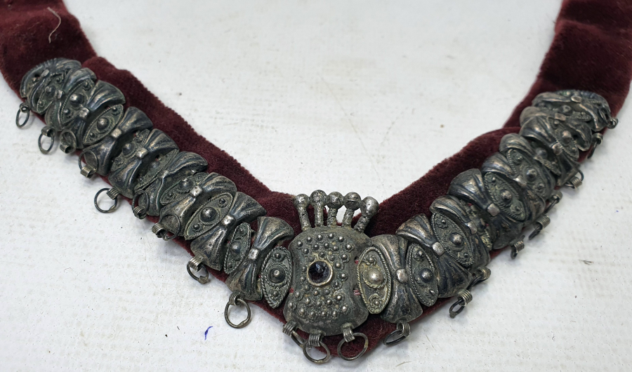 OSMANLI DÖNEMİ NADİR GÜMÜŞ GELİN DÖŞLÜĞÜ