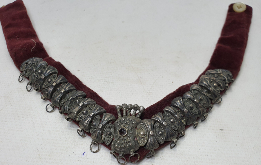 OSMANLI DÖNEMİ NADİR GÜMÜŞ GELİN DÖŞLÜĞÜ