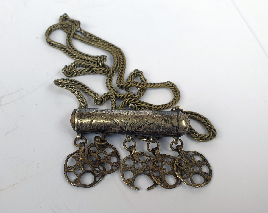 OSMANLI DÖNEMİ SAVATLI VE İPEK ZİNCİRLİ HAMAYIL