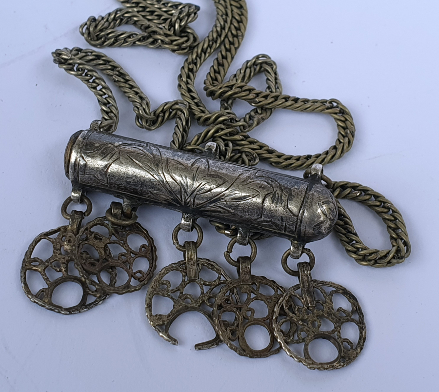 OSMANLI DÖNEMİ SAVATLI VE İPEK ZİNCİRLİ HAMAYIL