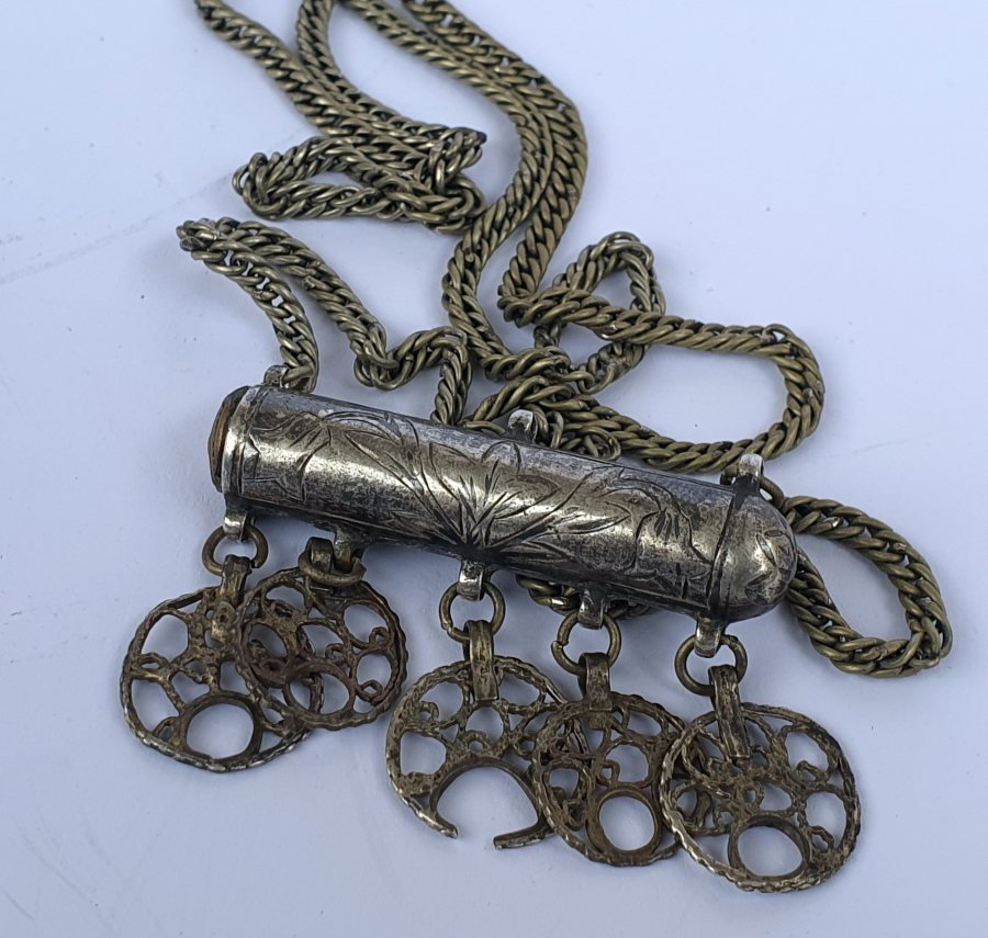 OSMANLI DÖNEMİ SAVATLI VE İPEK ZİNCİRLİ HAMAYIL