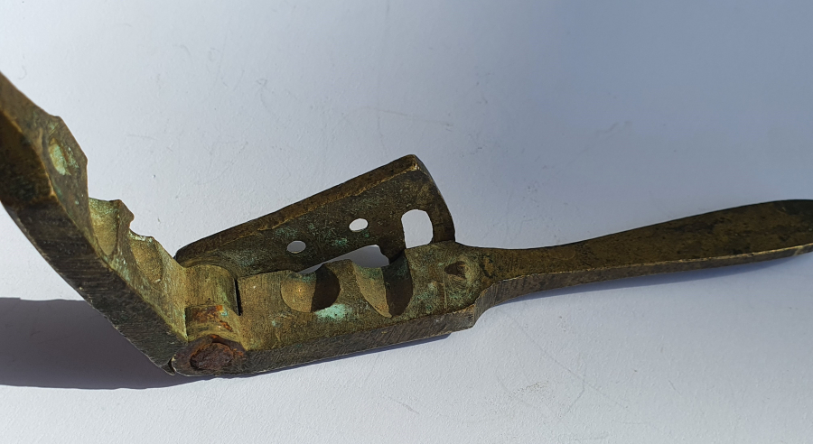 OSMANLI DÖNEMİ TABANCA İÇİN KURŞUN DÖKME KALIBI