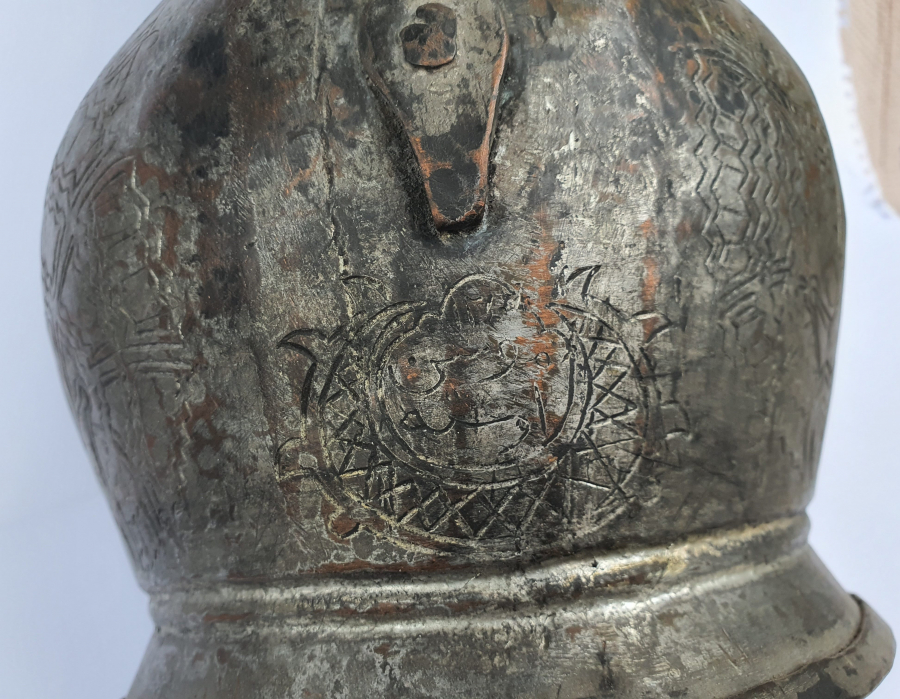 OSMANLI DÖNEMİ TAMAMI İŞLEMELİ ERMENİ USTA İMZALI NADİR FORMDA İBRİK