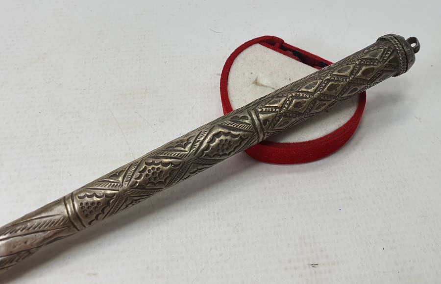 OSMANLI DÖNEMİ TEKKE İŞİ BÜYÜK BOY GÜMÜŞ UÇKURLUK