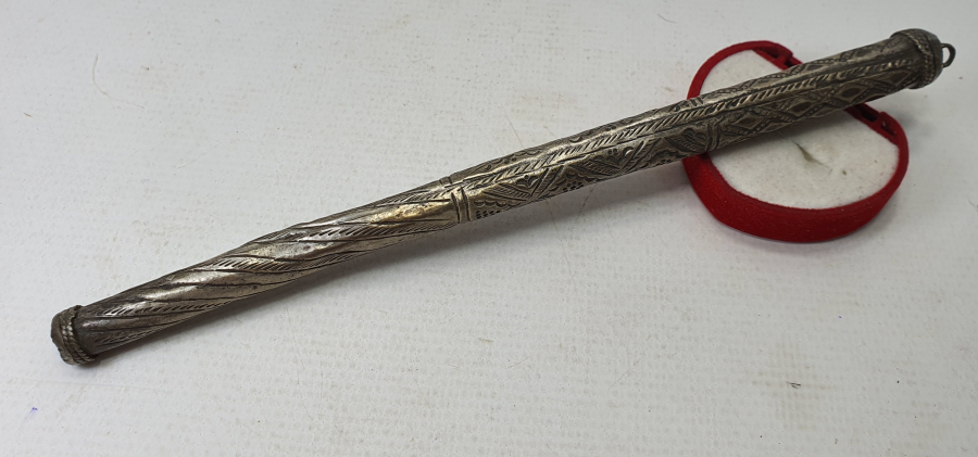 OSMANLI DÖNEMİ TEKKE İŞİ BÜYÜK BOY GÜMÜŞ UÇKURLUK