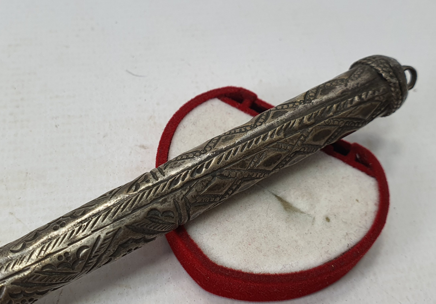 OSMANLI DÖNEMİ TEKKE İŞİ BÜYÜK BOY GÜMÜŞ UÇKURLUK