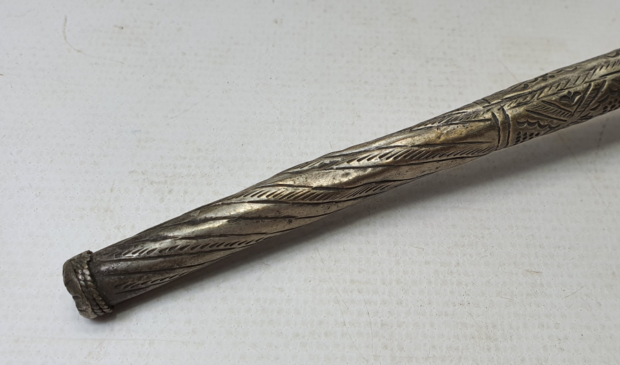 OSMANLI DÖNEMİ TEKKE İŞİ BÜYÜK BOY GÜMÜŞ UÇKURLUK