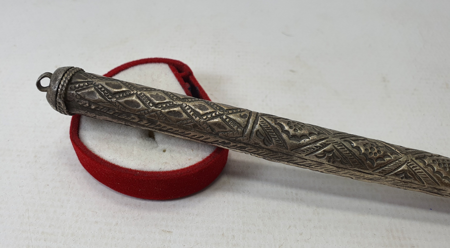 OSMANLI DÖNEMİ TEKKE İŞİ BÜYÜK BOY GÜMÜŞ UÇKURLUK