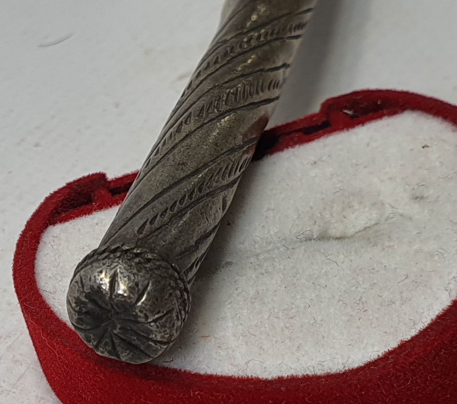 OSMANLI DÖNEMİ TEKKE İŞİ BÜYÜK BOY GÜMÜŞ UÇKURLUK