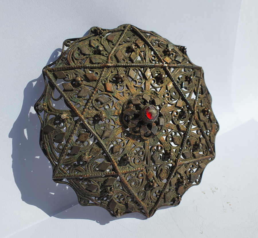 OSMANLI DÖNEMİ TELKARİ İŞÇİLİKLİ YÜKSEK AYAR GÜMÜŞTEN MÜHRÜ SÜLEYMANLI TEPELİK