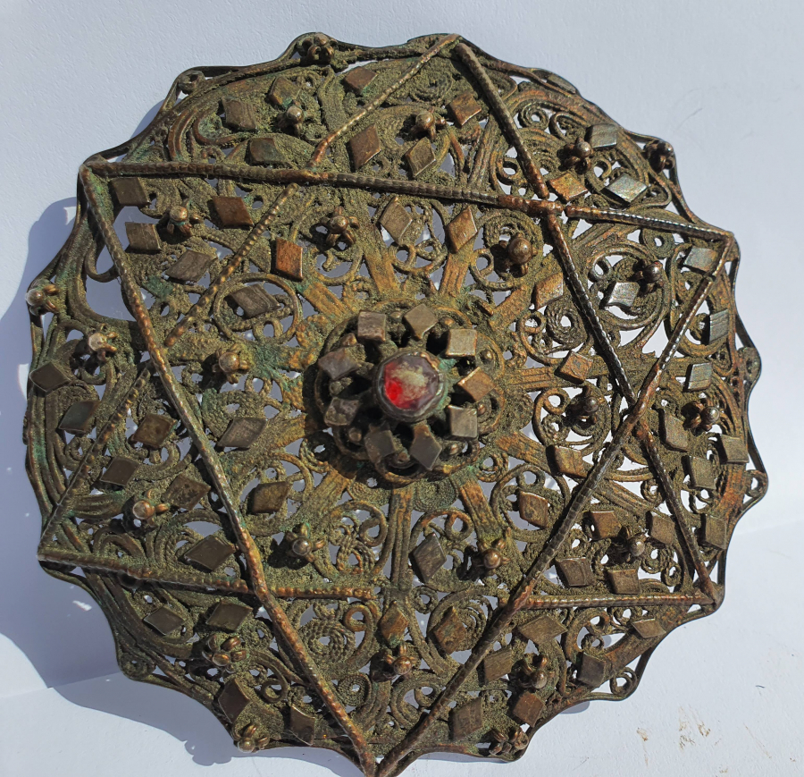 OSMANLI DÖNEMİ TELKARİ İŞÇİLİKLİ YÜKSEK AYAR GÜMÜŞTEN MÜHRÜ SÜLEYMANLI TEPELİK