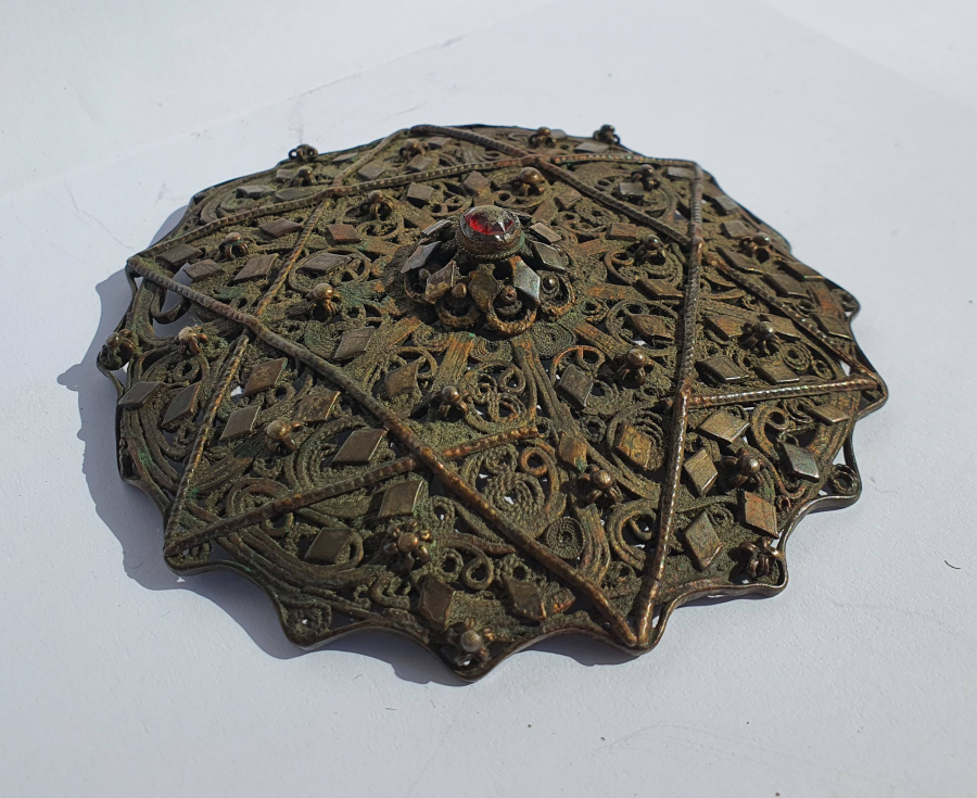 OSMANLI DÖNEMİ TELKARİ İŞÇİLİKLİ YÜKSEK AYAR GÜMÜŞTEN MÜHRÜ SÜLEYMANLI TEPELİK