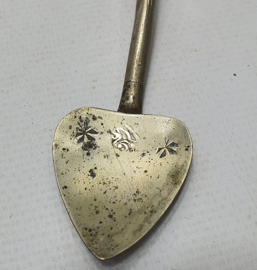 OSMANLI DÖNEMİ ÜZERİ DAMGALI DONDURMA KAŞIĞI