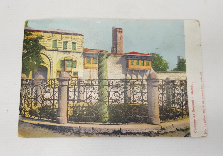 OSMANLI KARTPOSTAL: YILANLI SÜTUN 