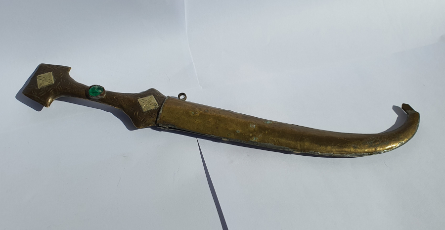 SAP KISMINDA HAÇ BULUNAN RUM İŞİ KAMA - HANÇER