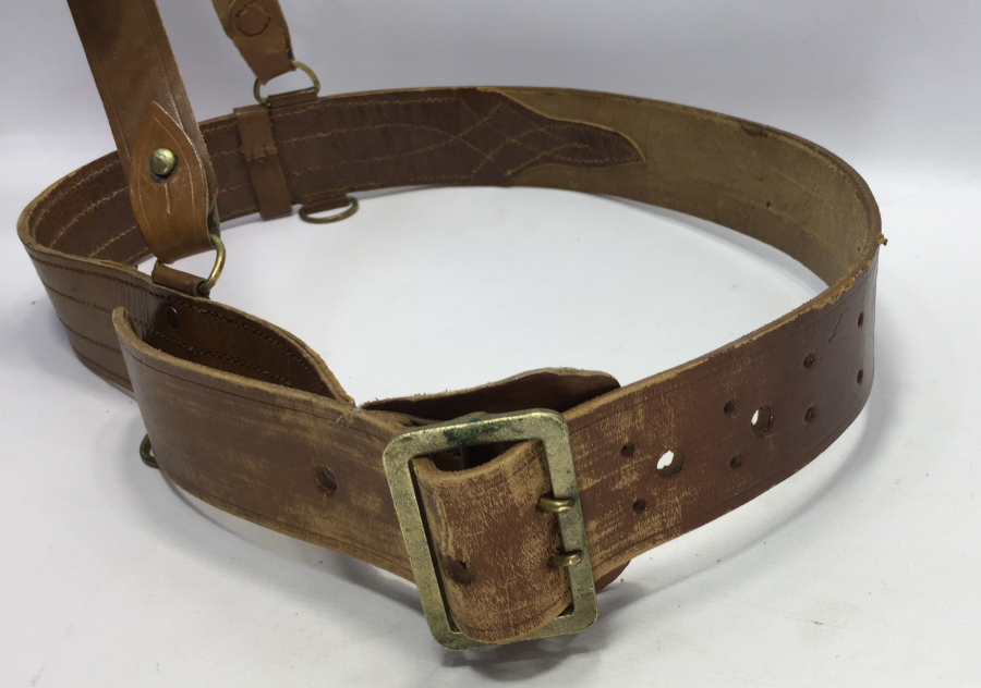 1. DÜNYA SAVAŞI DÖNEMİ TAM TAKIM SUBAY KEMERİ VE OMUZLUĞU