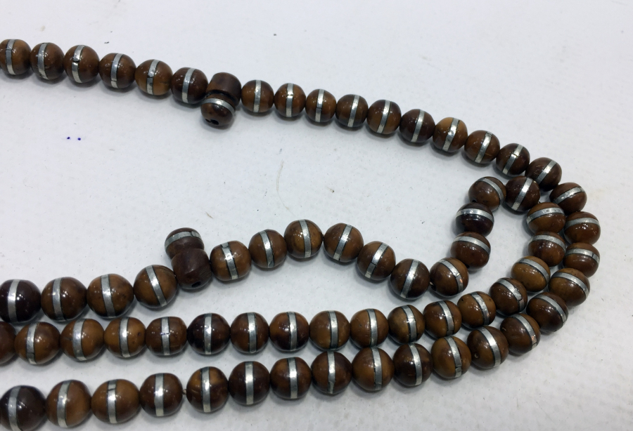 ÖZEL YAPIM GÜMÜŞ ÇAKMALI USTA İŞİ KUKA 99 LU NAMAZ TESBİHİ