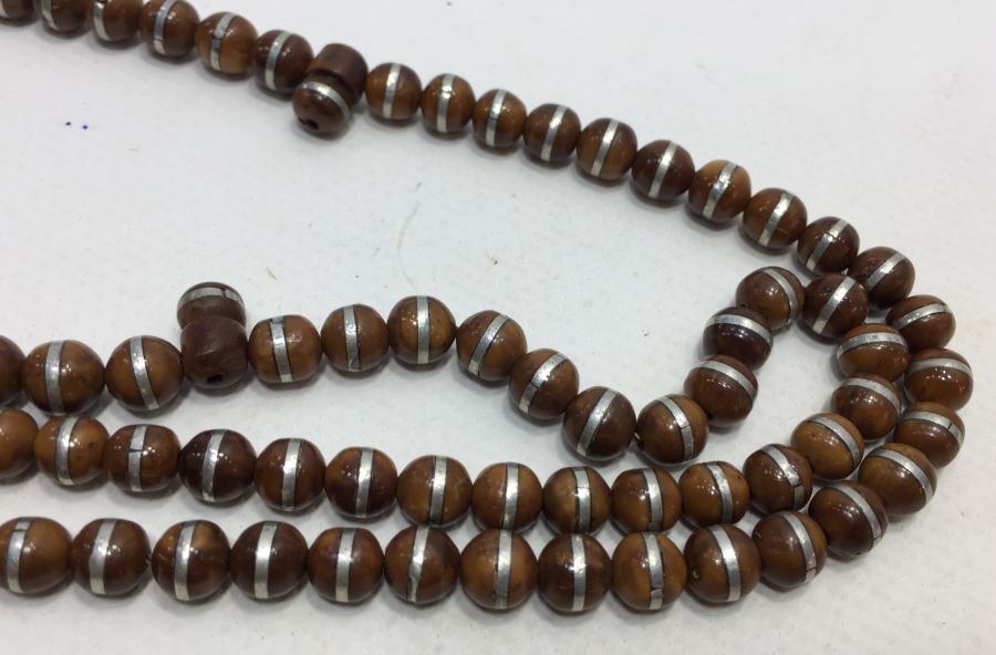 ÖZEL YAPIM GÜMÜŞ ÇAKMALI USTA İŞİ KUKA 99 LU NAMAZ TESBİHİ