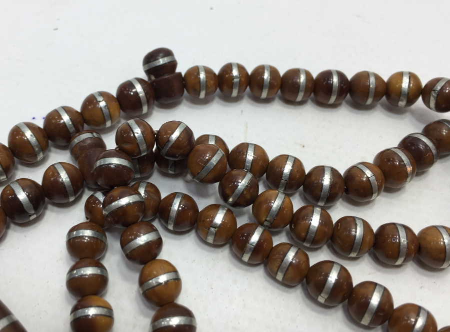 ÖZEL YAPIM GÜMÜŞ ÇAKMALI USTA İŞİ KUKA 99 LU NAMAZ TESBİHİ