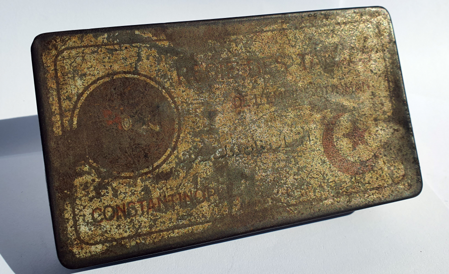 ÜZERİ OSMANLICA YAZILI TÜTÜN TABAKASI