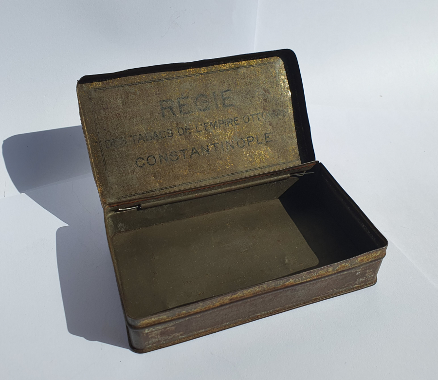 ÜZERİ OSMANLICA YAZILI TÜTÜN TABAKASI