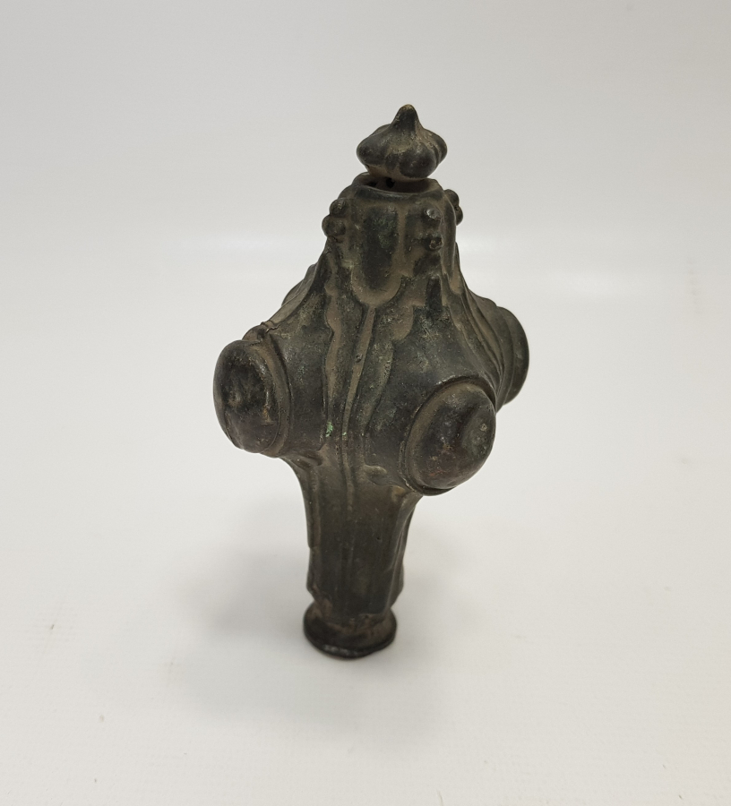 OSMANLI DÖNEMİ BRONZ TRABZAN BAŞI 