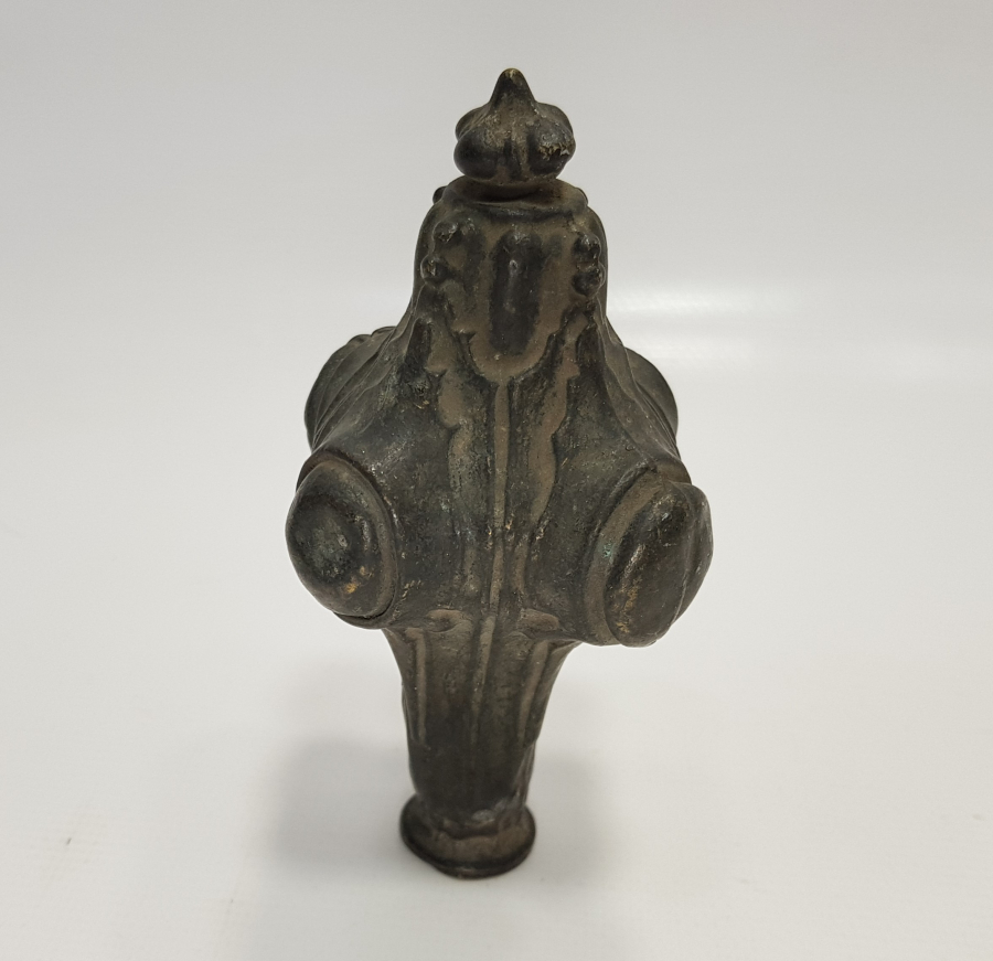 OSMANLI DÖNEMİ BRONZ TRABZAN BAŞI 