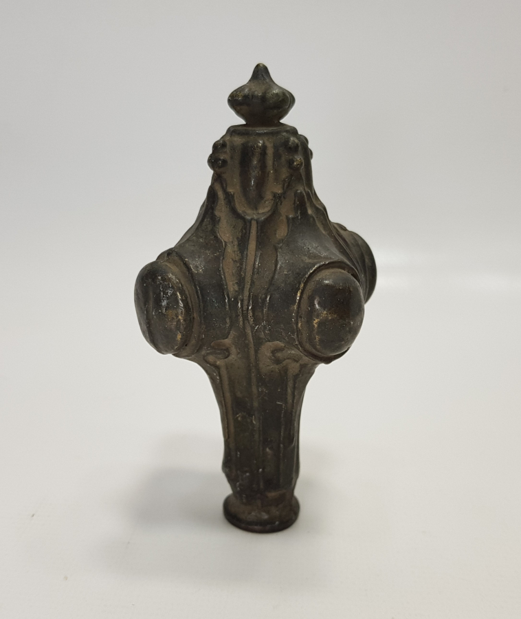 OSMANLI DÖNEMİ BRONZ TRABZAN BAŞI 